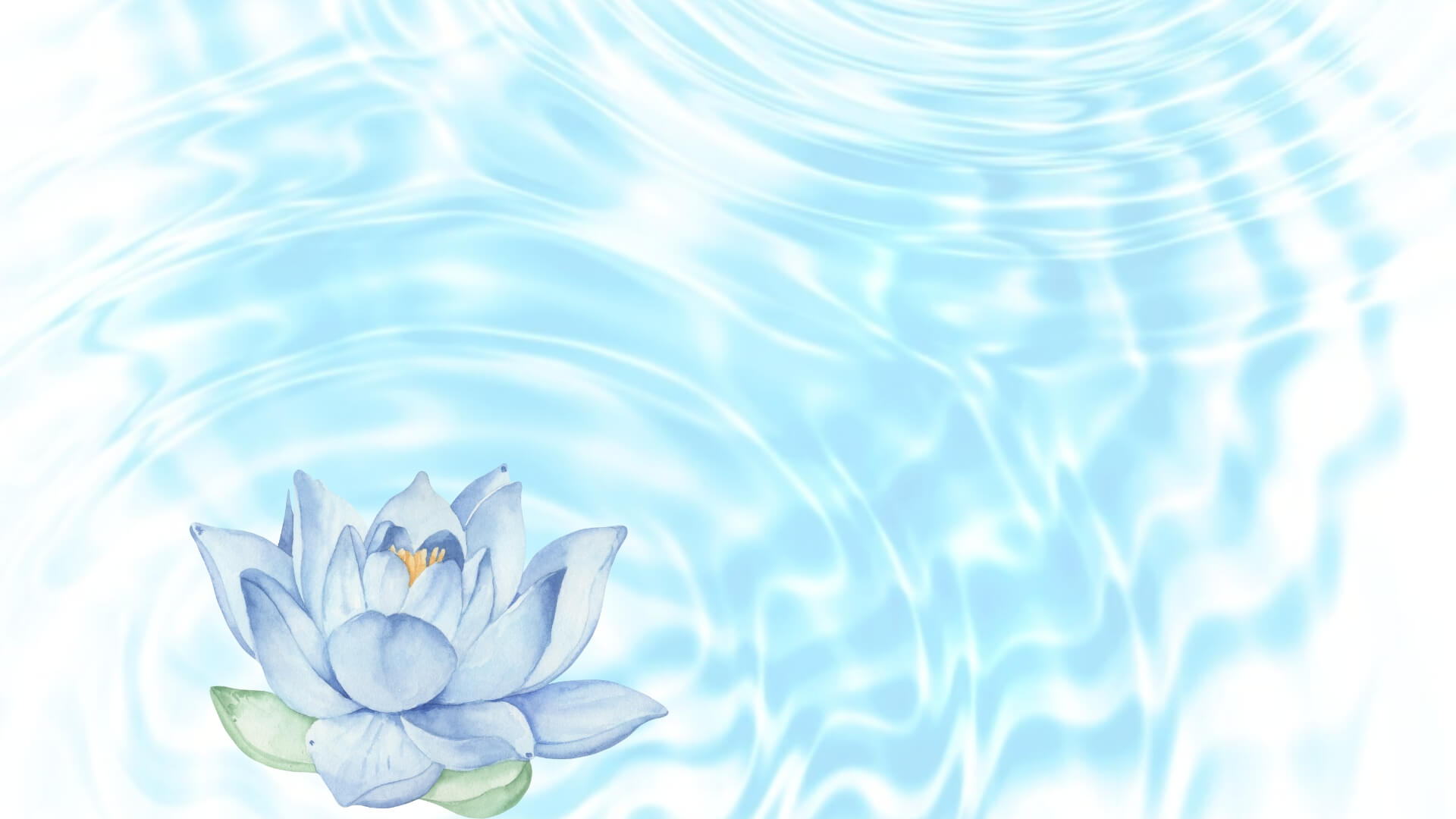 Alquimia Energética — água translúcida com lótus